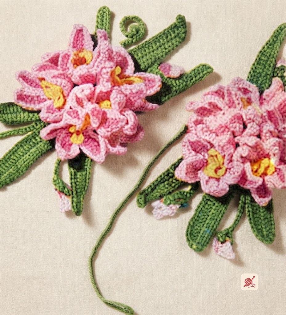 Gladiola Curtain Tie-Back Pattern #FV-380