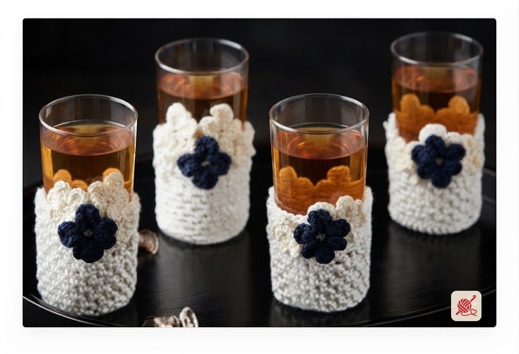 Posy Glass Muffs Pattern