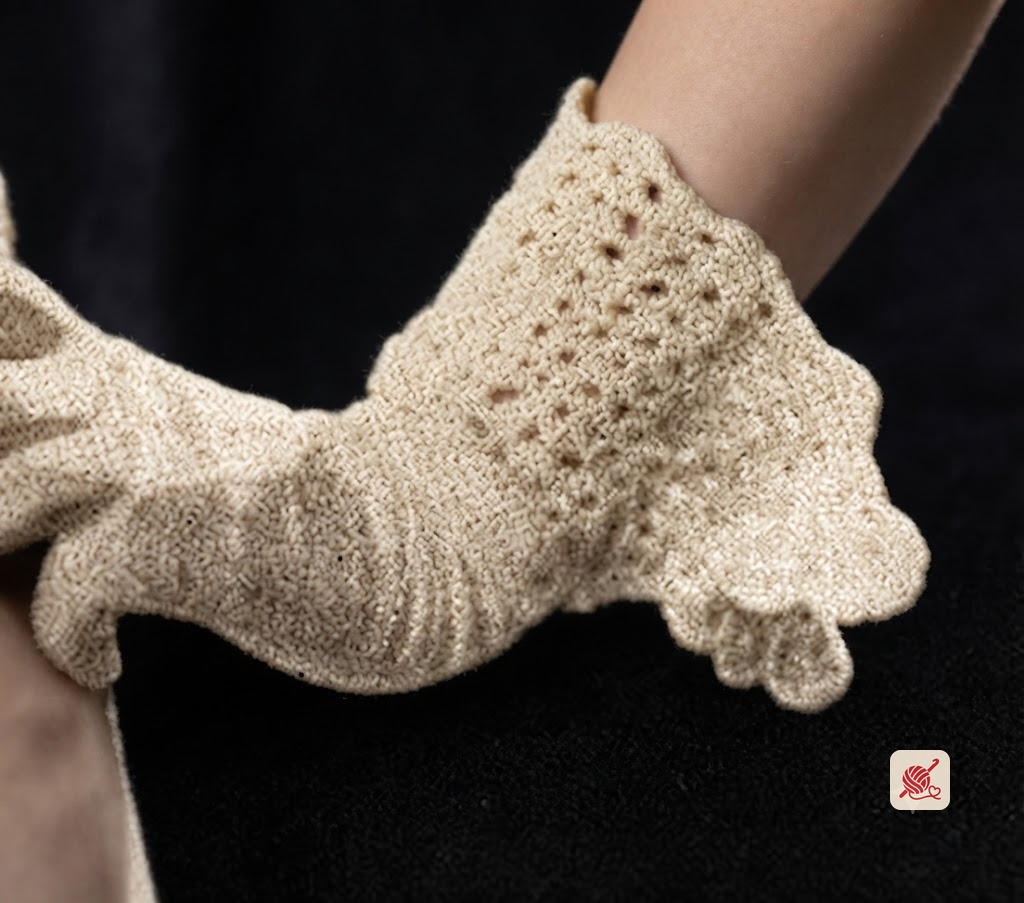 Pearl Gloves crochet pattern