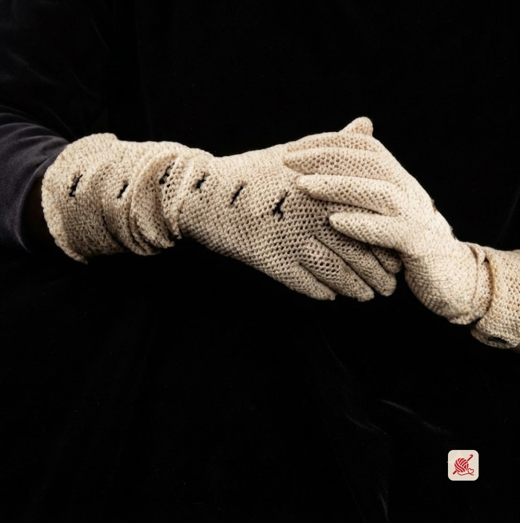 Crocheted Gloves Pattern #2104