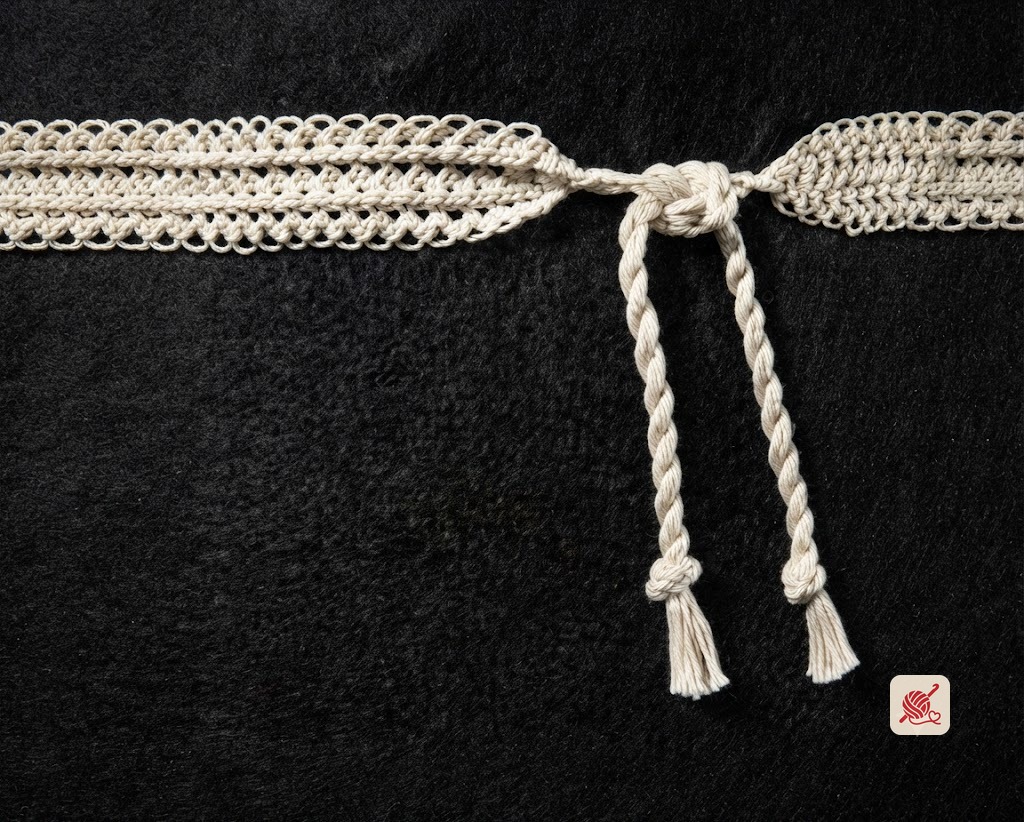 Hairpin Lace Belt Pattern #S-433