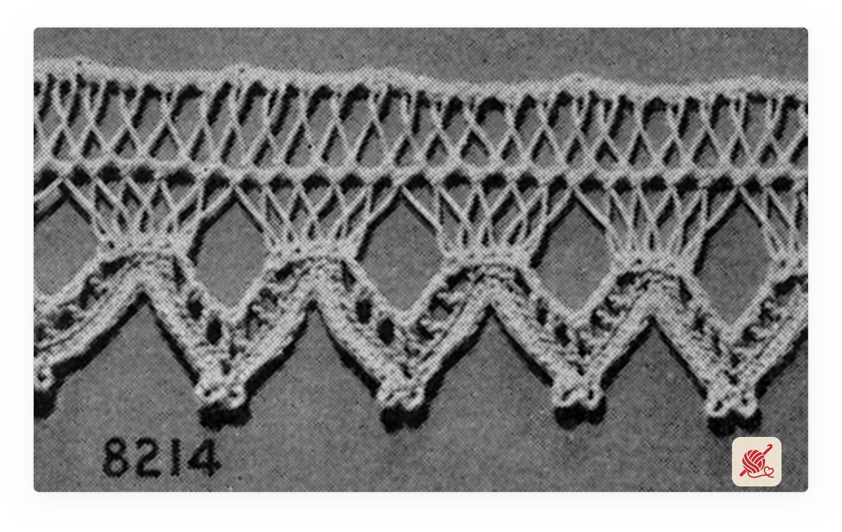 Hairpin Lace Edging #8214 Pattern