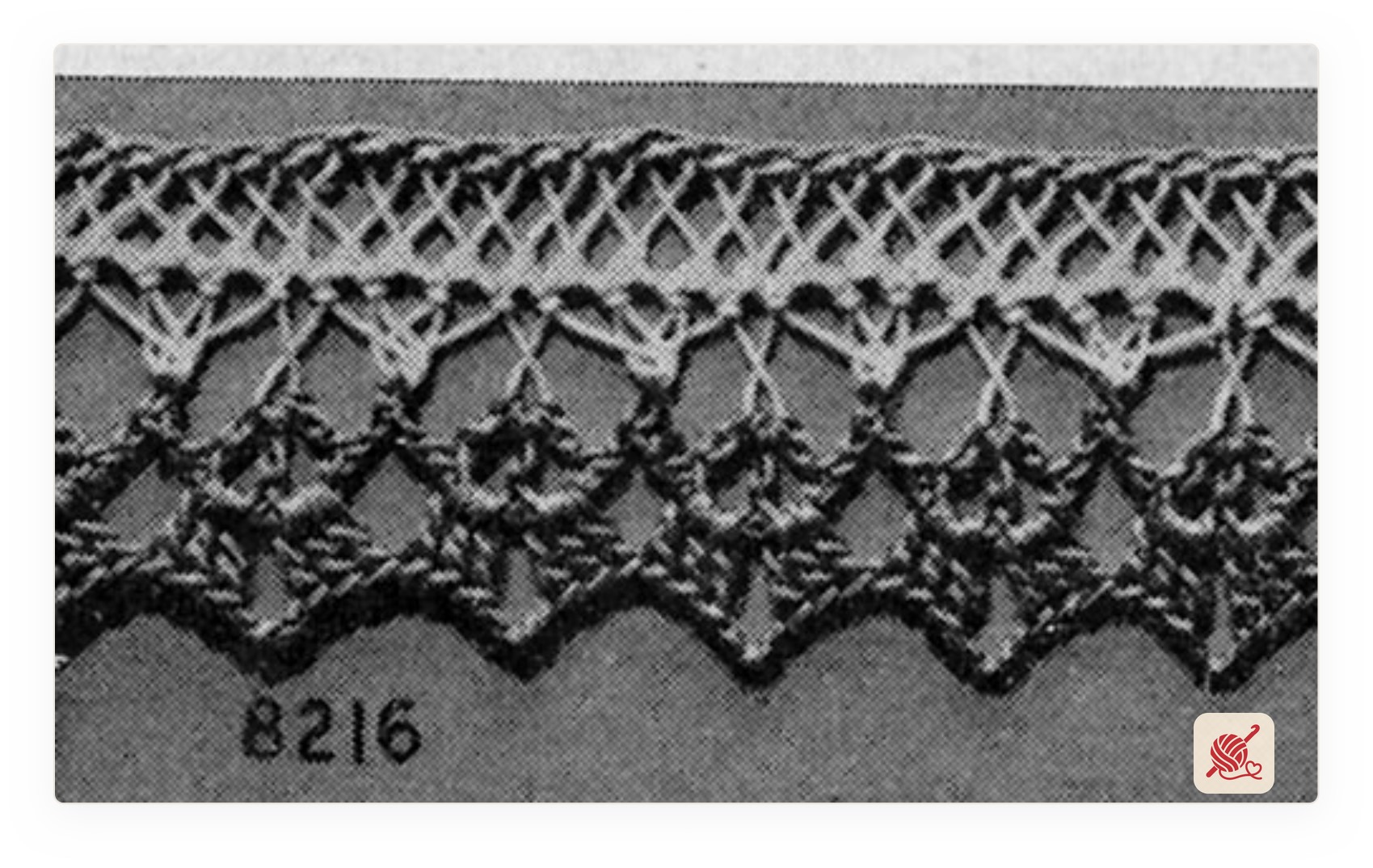Hairpin Lace Edging #8216 Pattern