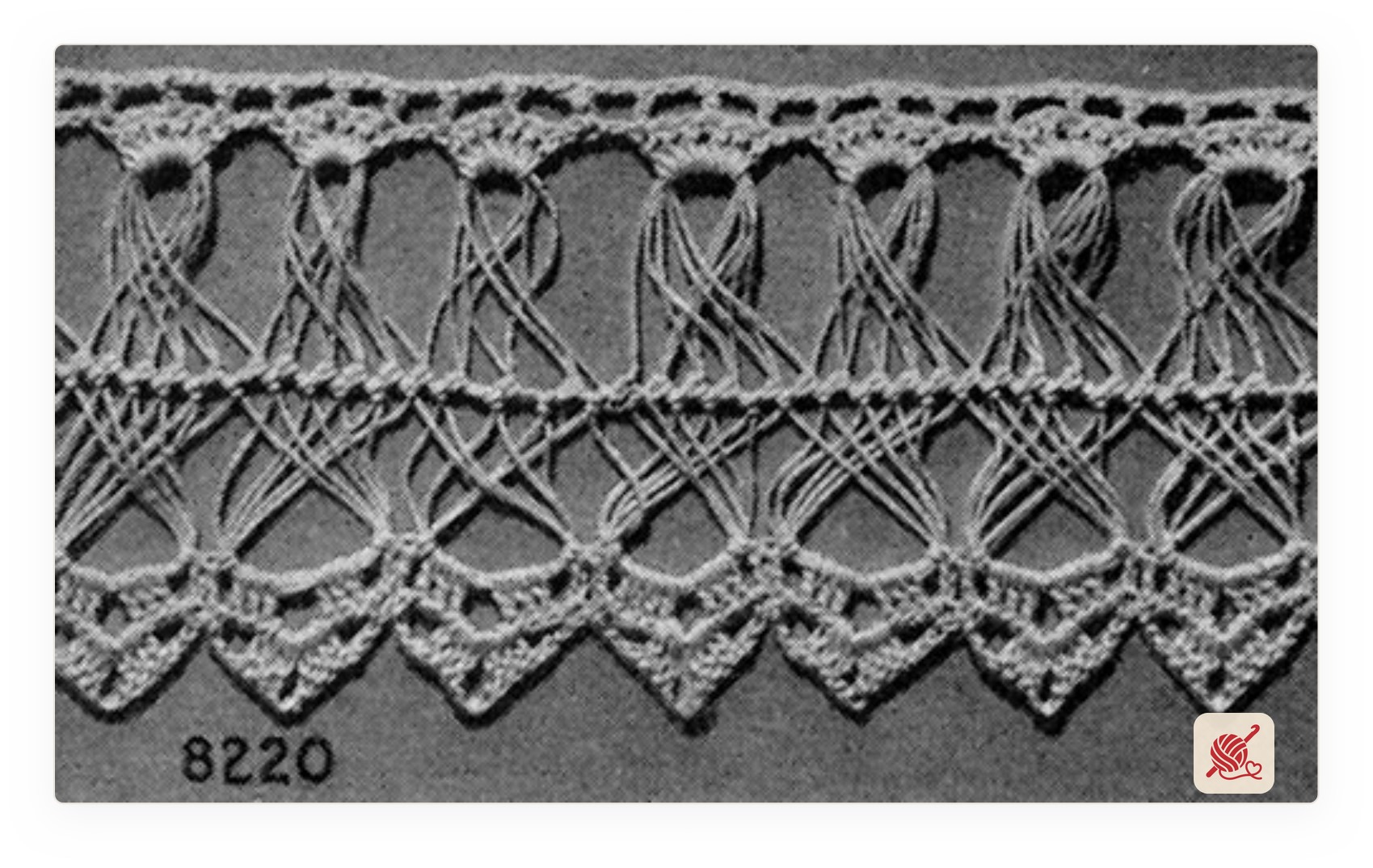Hairpin Lace Edging #8220 Pattern