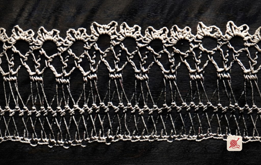 Hairpin Lace Edging Pattern #8473