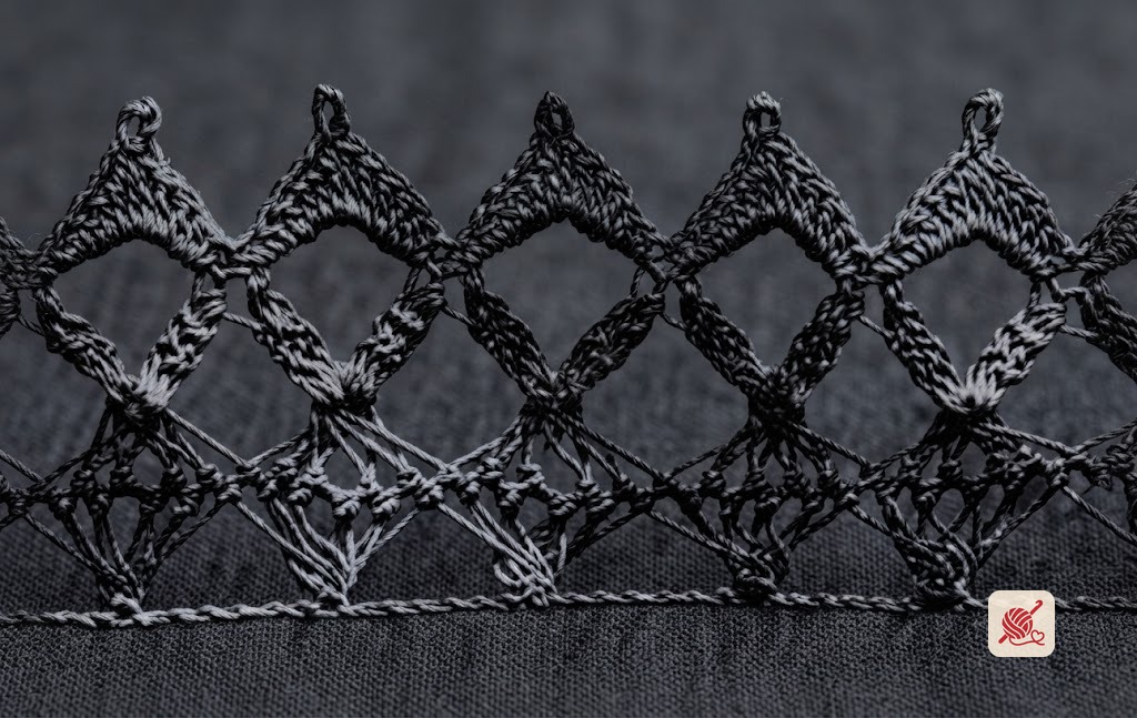Hairpin Lace Edging Pattern #8474