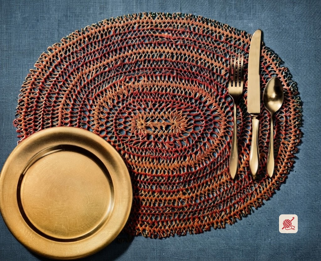 Oval Hairpin Lace Place Mat Pattern #S-474