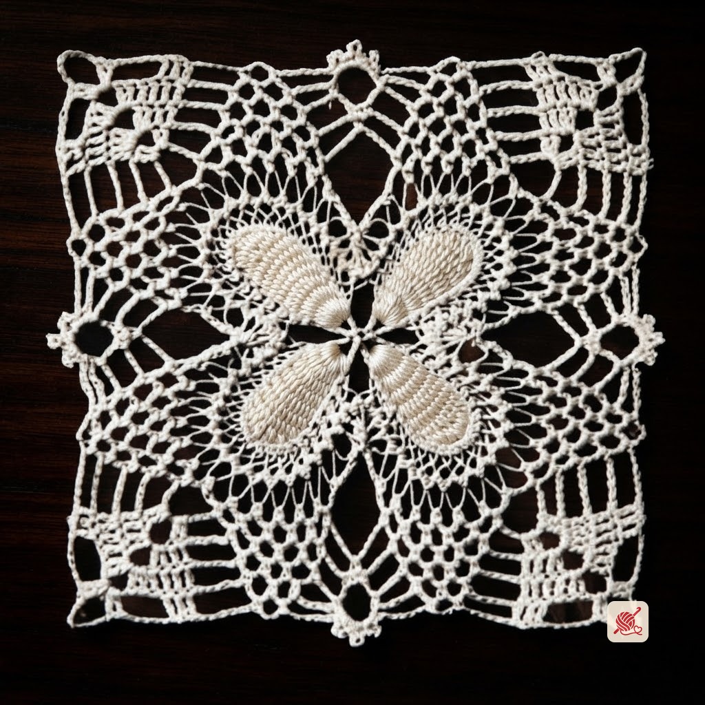 Pineapple Square Pattern #S-735