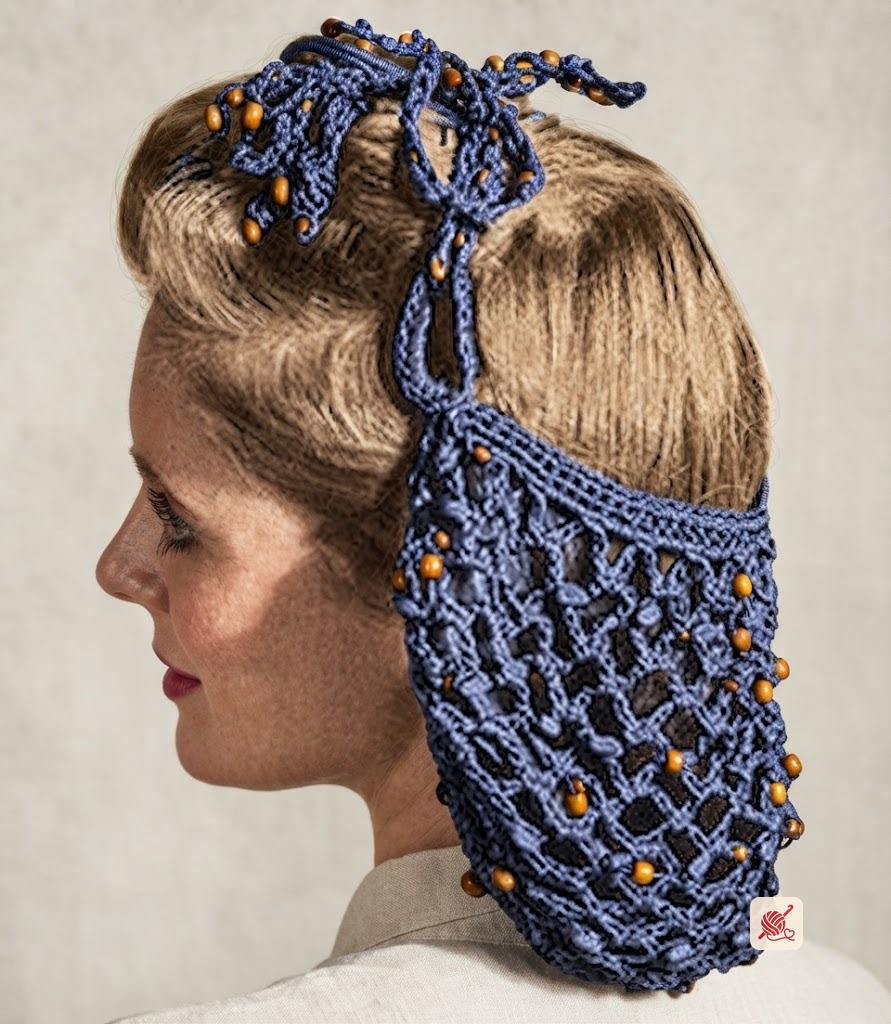 Beaded Snood Pattern #1151