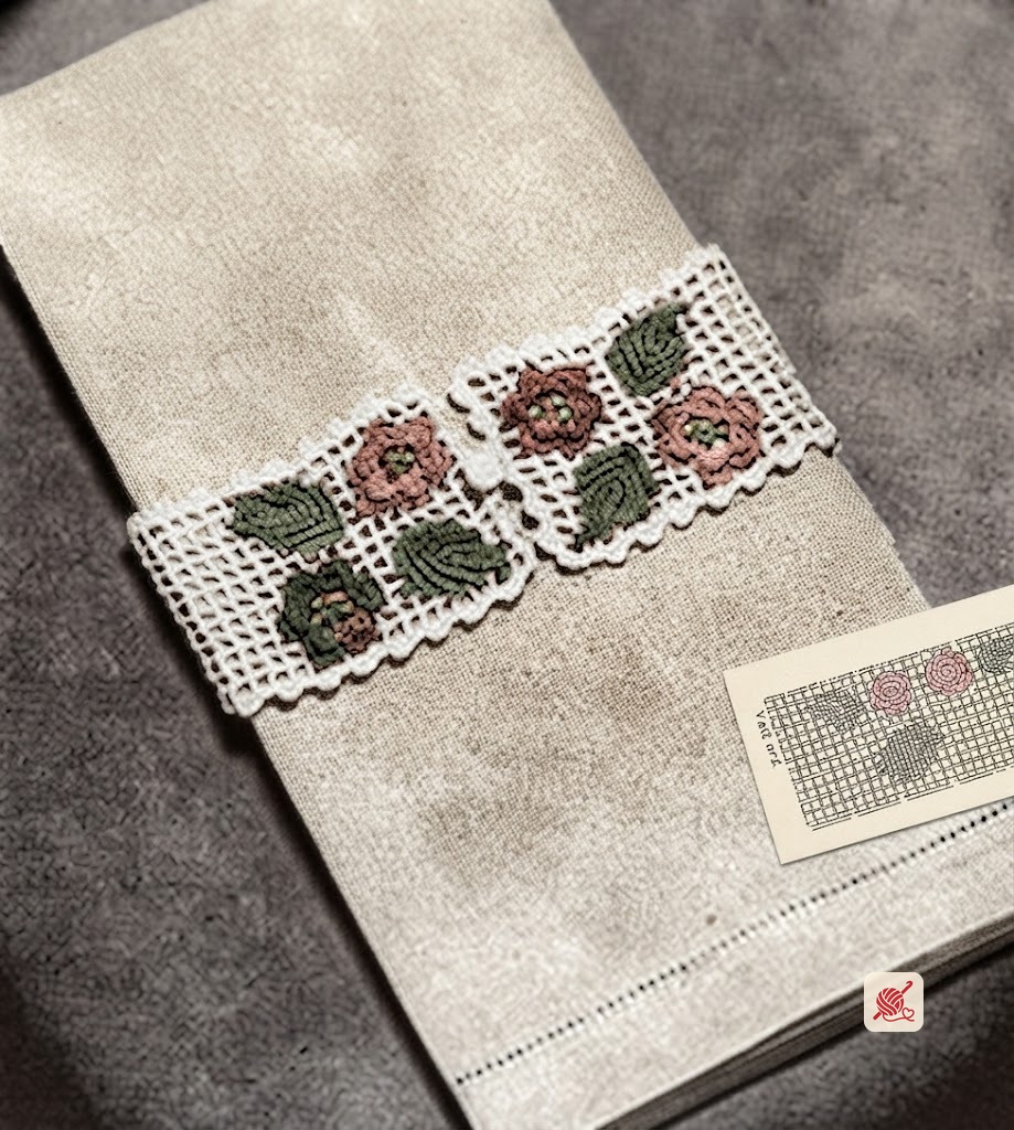 Mesh Linen Band Pattern #4819