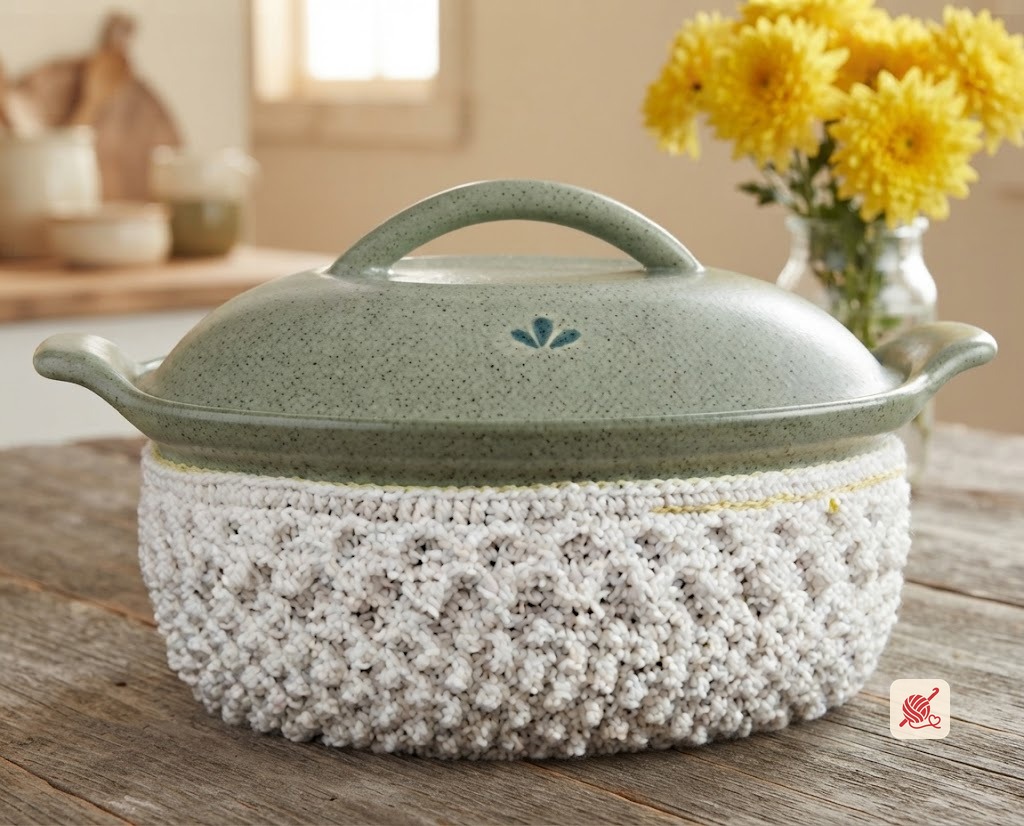 Milk Glass Casserole Jacket Pattern
