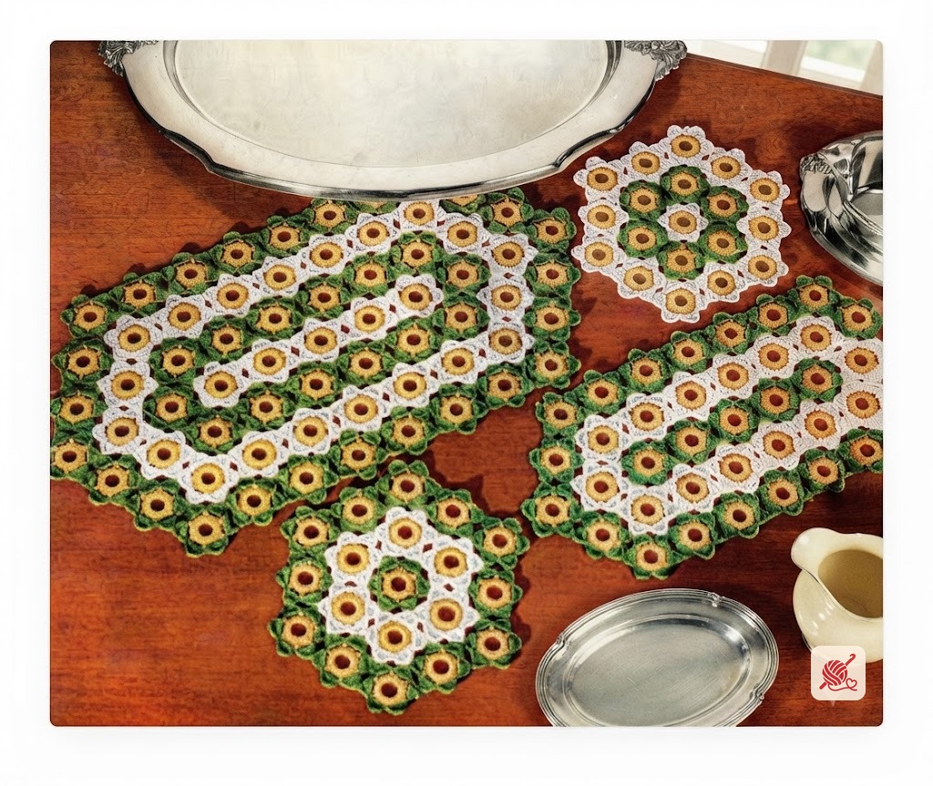 Hot Plate and Platter Mats Pattern #FV-385