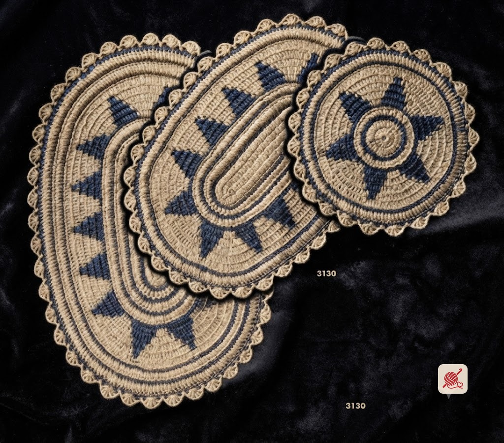 Hot Plate Mats Pattern #3130