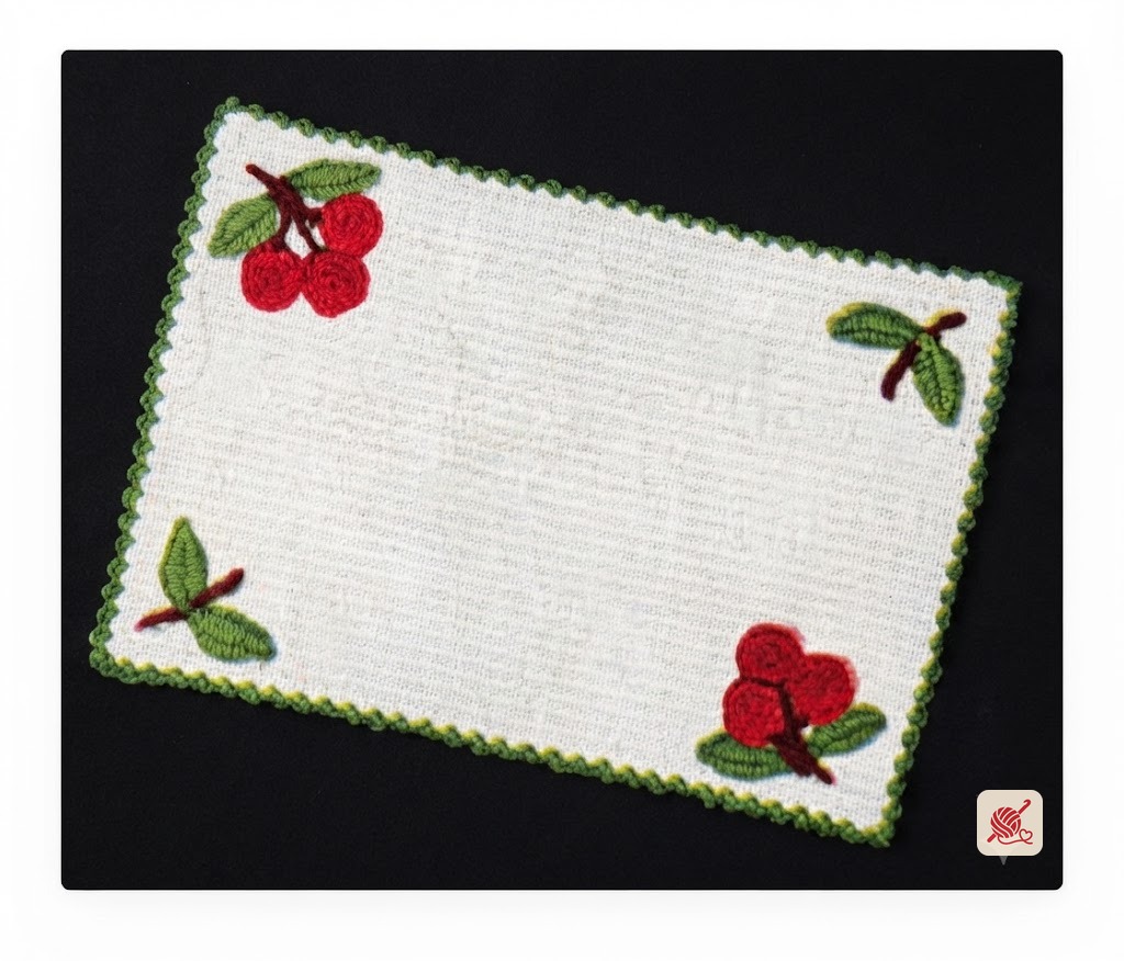 Cherry Jubilee Placemat Pattern #7011