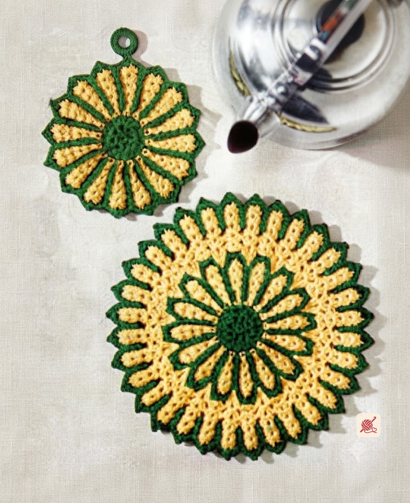 Traditional Potholder & Hot Plate Mat Pattern