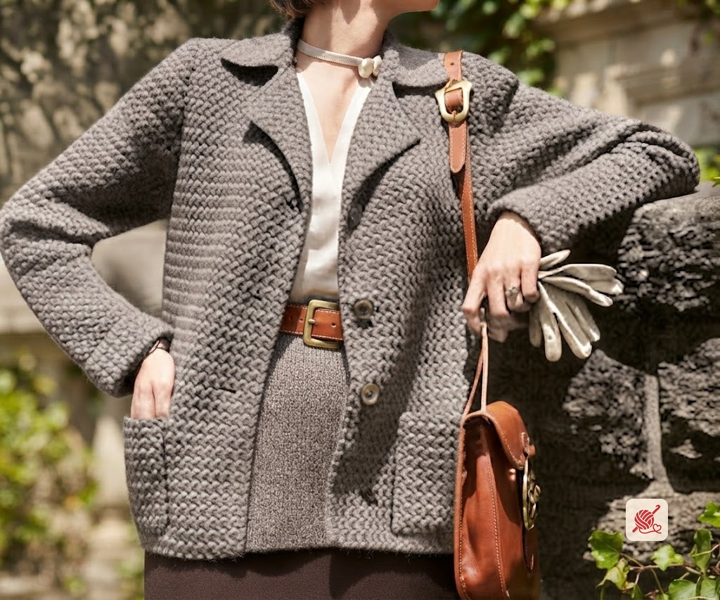 Crochet One Coat Pattern (Sizes 14, 16, 18)