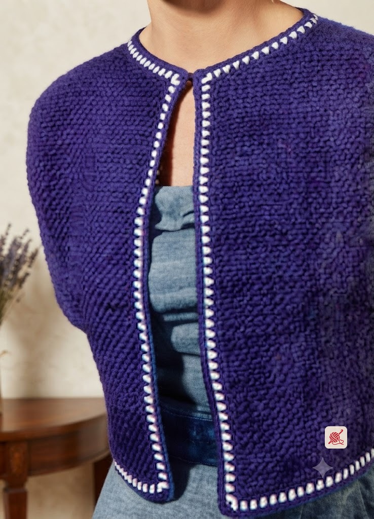 Crocheted Jacket Pattern #S-453