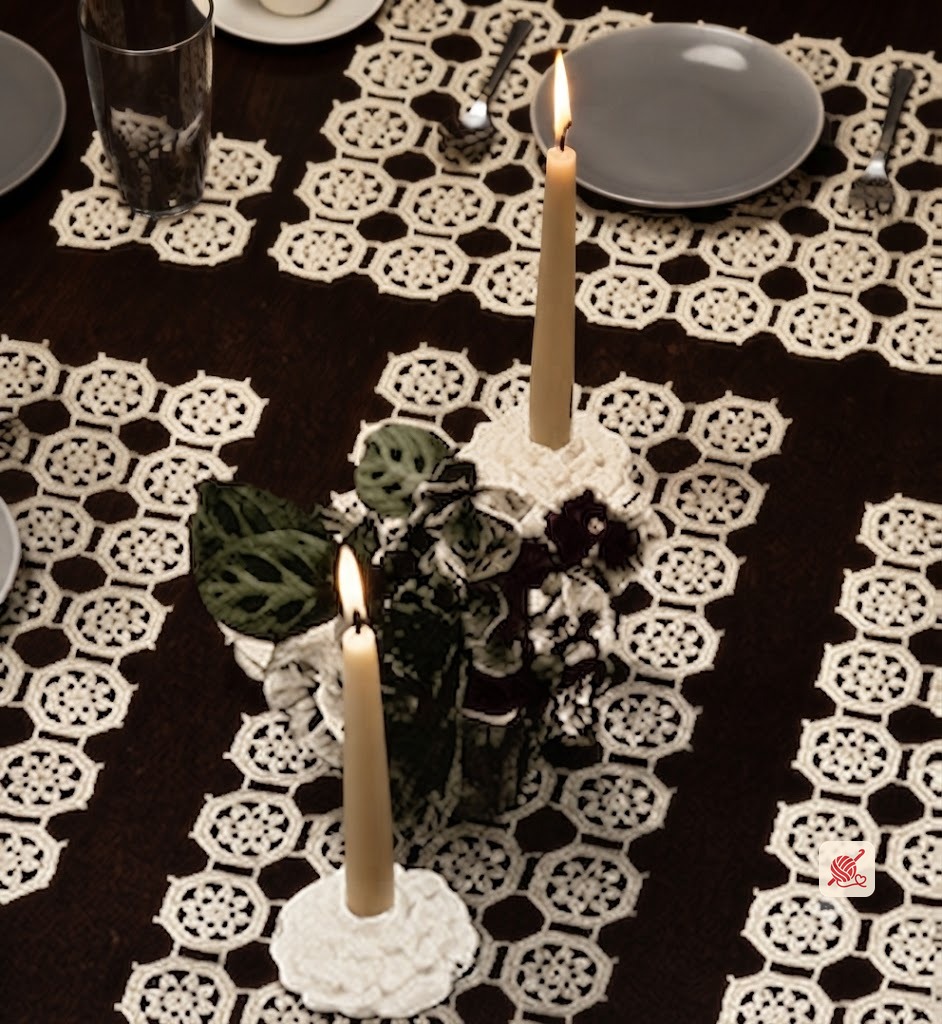 Jewel Colors Luncheon Set Pattern #5