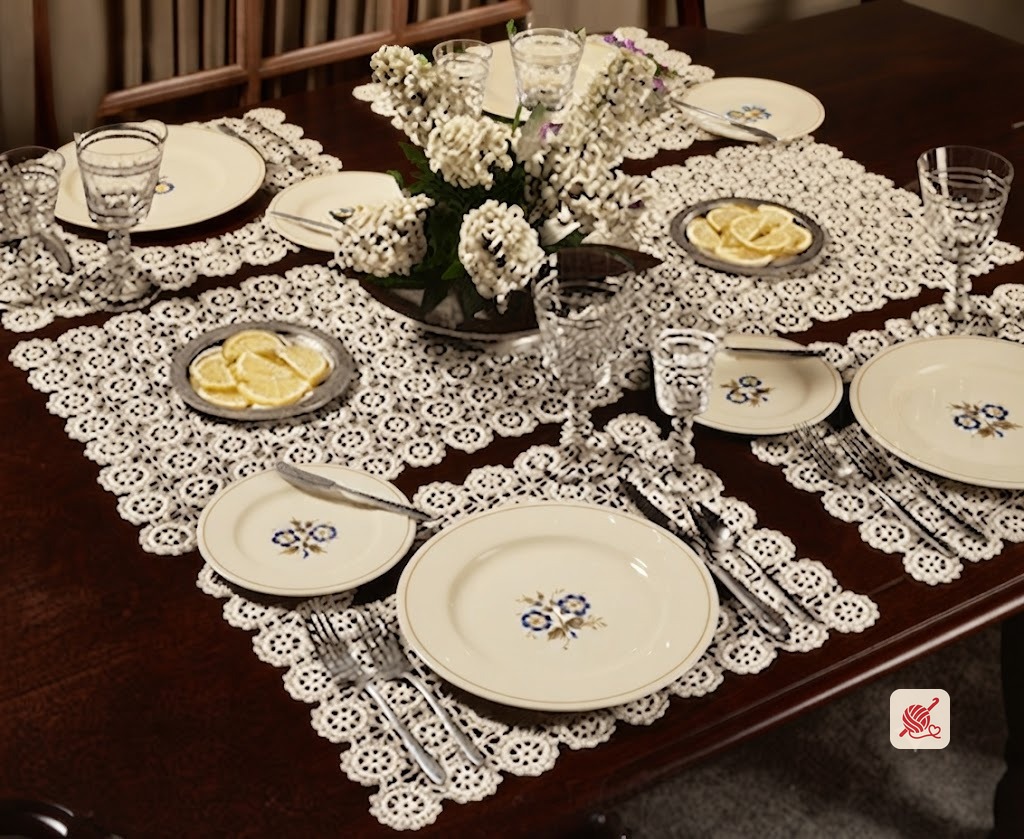 Lucky Wheels Luncheon Set Pattern #7146
