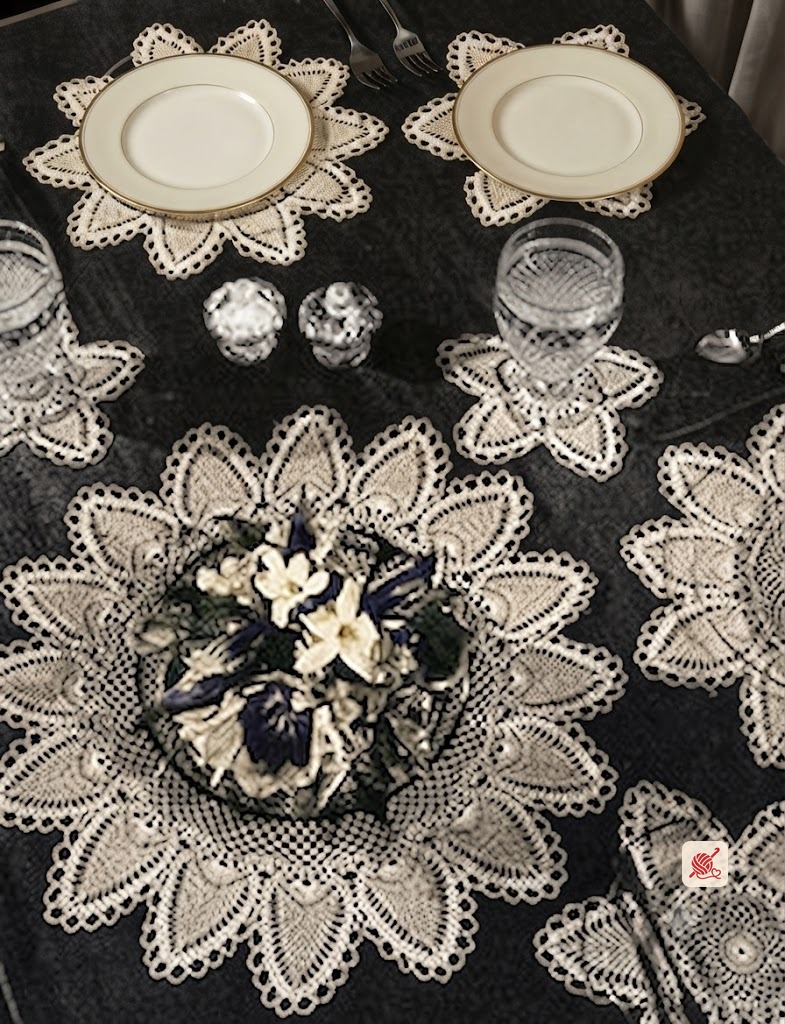 Pineapple Luncheon Set Pattern #7779