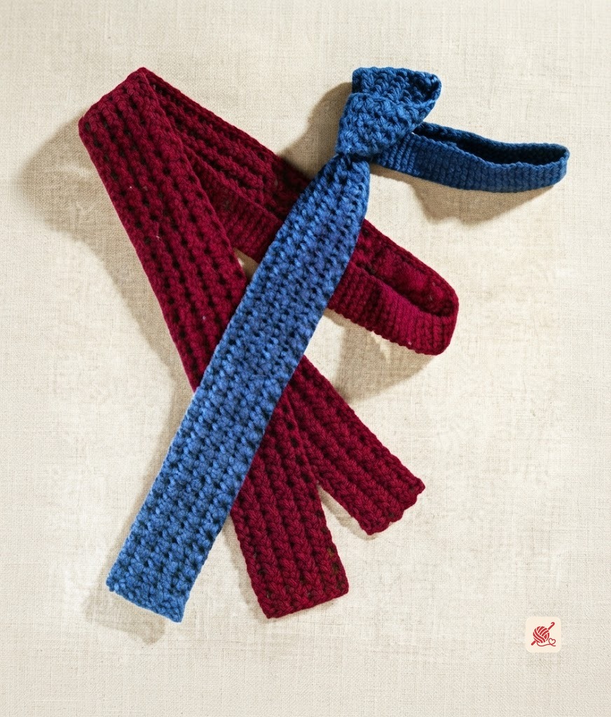 Crocheted Necktie Pattern