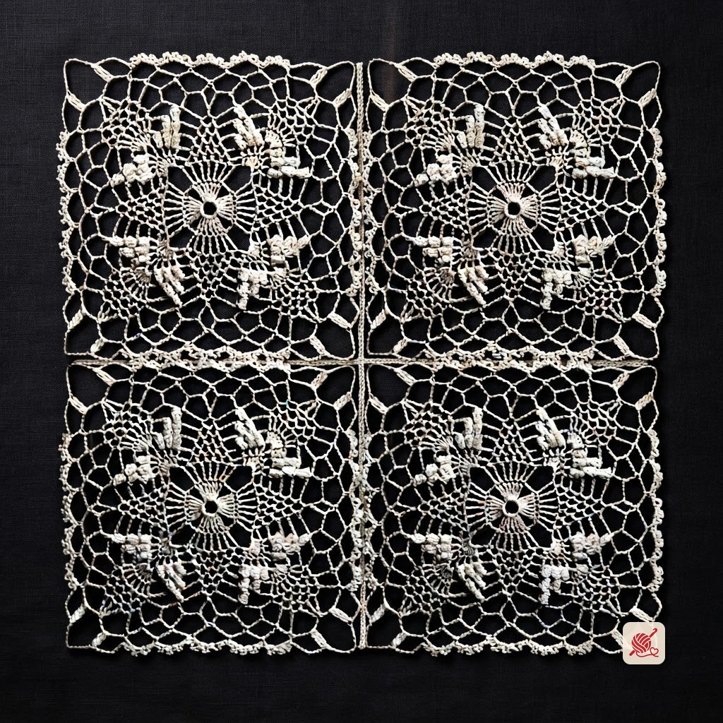 Pineapple Square Pattern #S-745