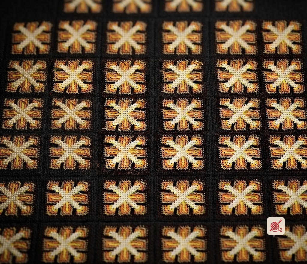 Windmill Afghan Pattern #B-245