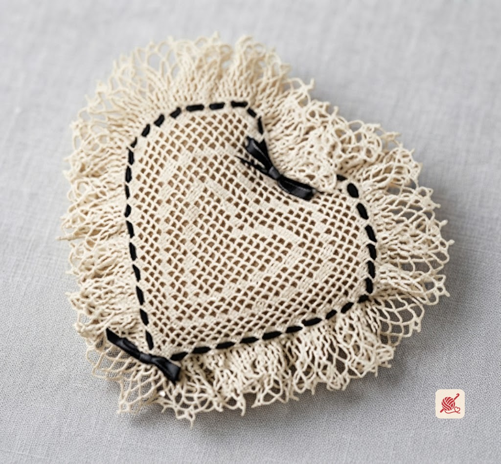 Heart Pincushion Pattern #3129