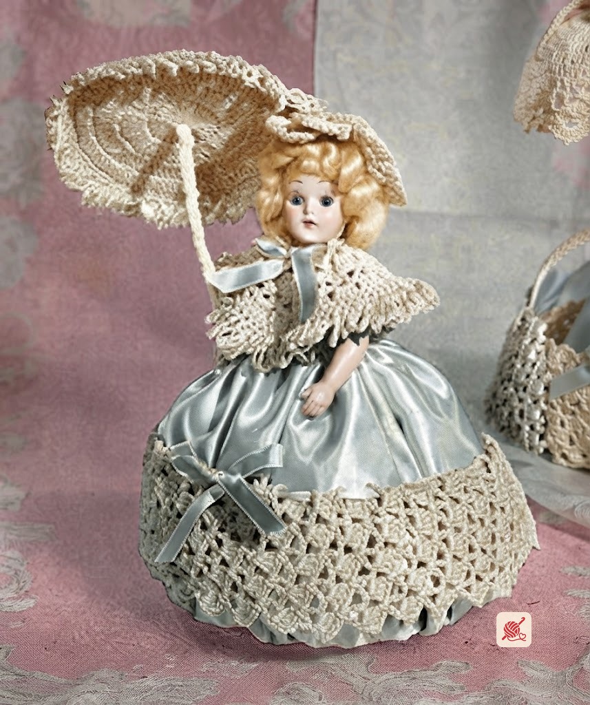 Rose Pin Cushion Doll Pattern #550