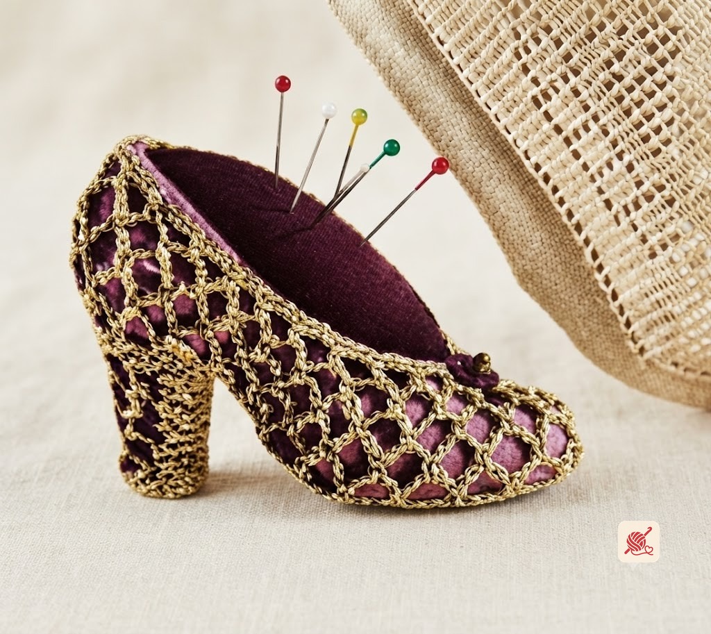 Slipper Pin Cushion Pattern