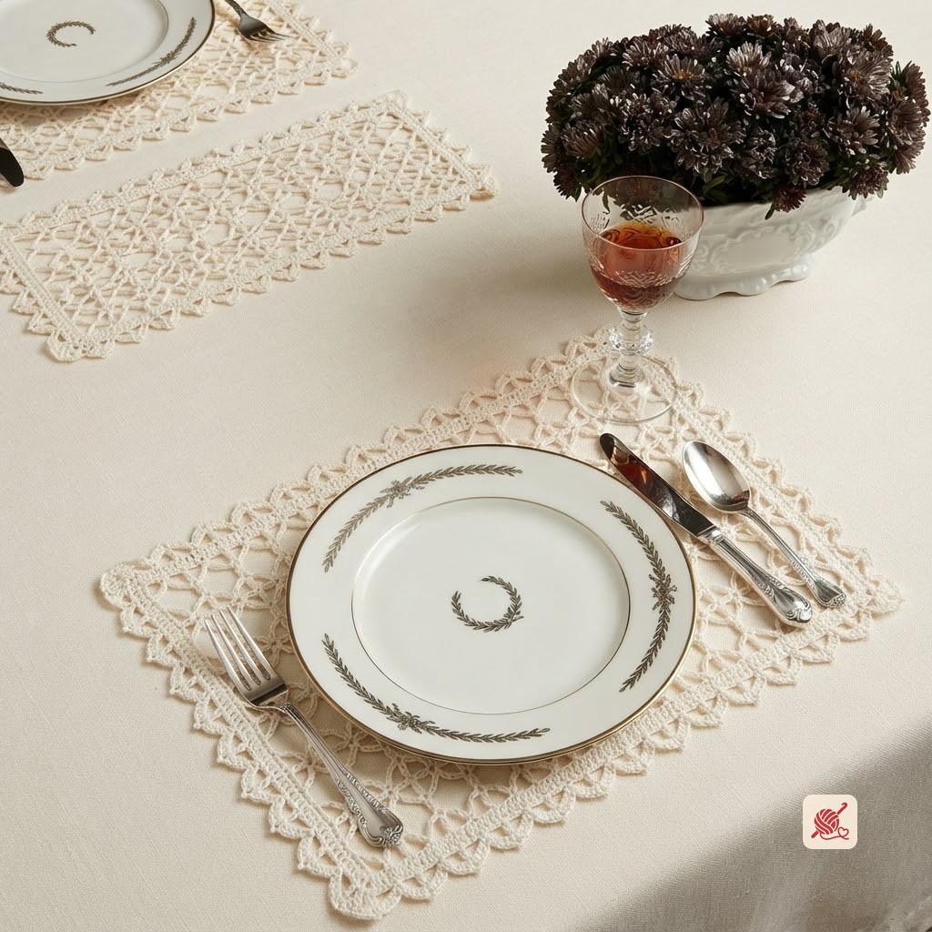 Double Feature Placemats & Runner Pattern #7718