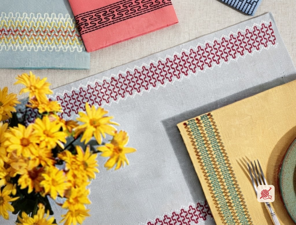 Grey Place Mat Pattern