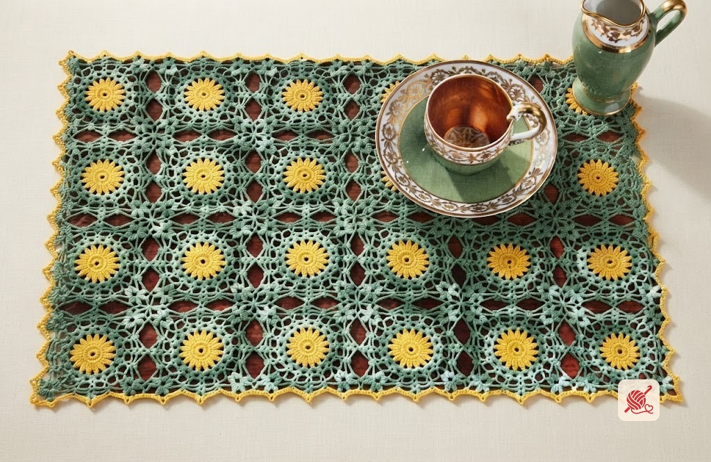 More Flowers Placemat Pattern