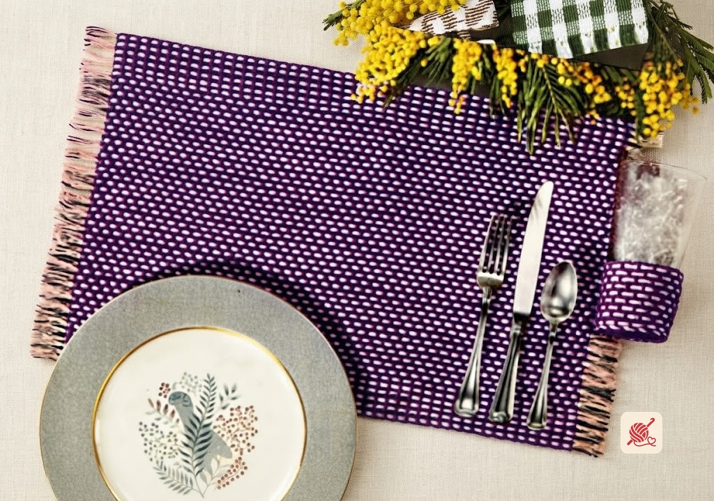 Tweed Place Mat & Glass Jacket Pattern #S-401