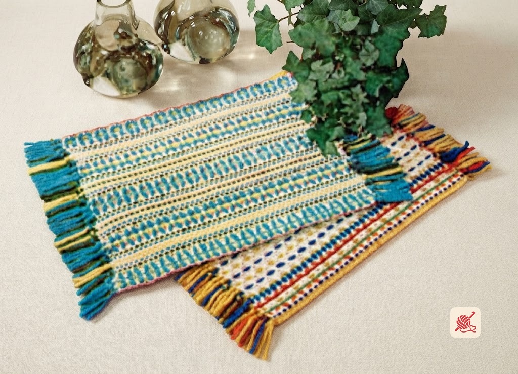 Woven Dish Cloth Mats Pattern