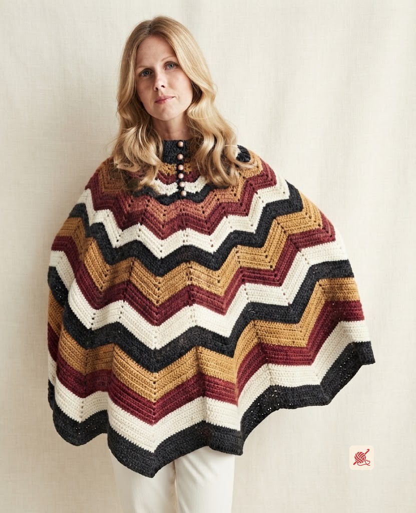 Poncho II crochet pattern