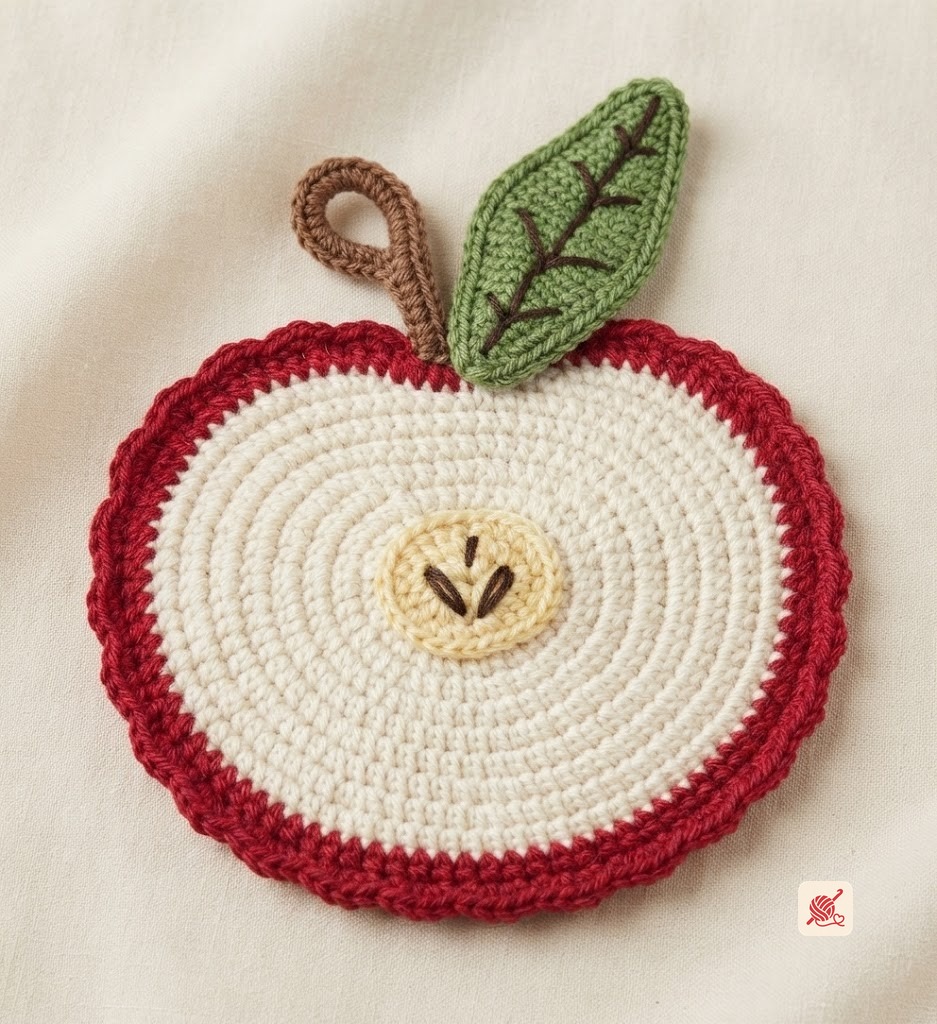 Apple Potholder Pattern #S-82