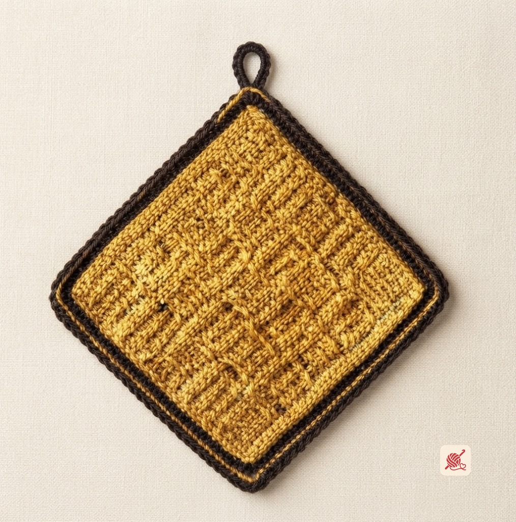 Block Modern Potholder Pattern