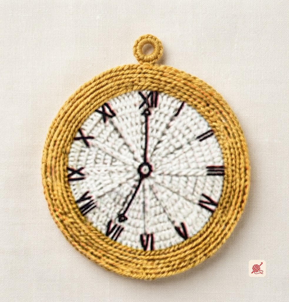 Clock Pot Holder Pattern #S-507