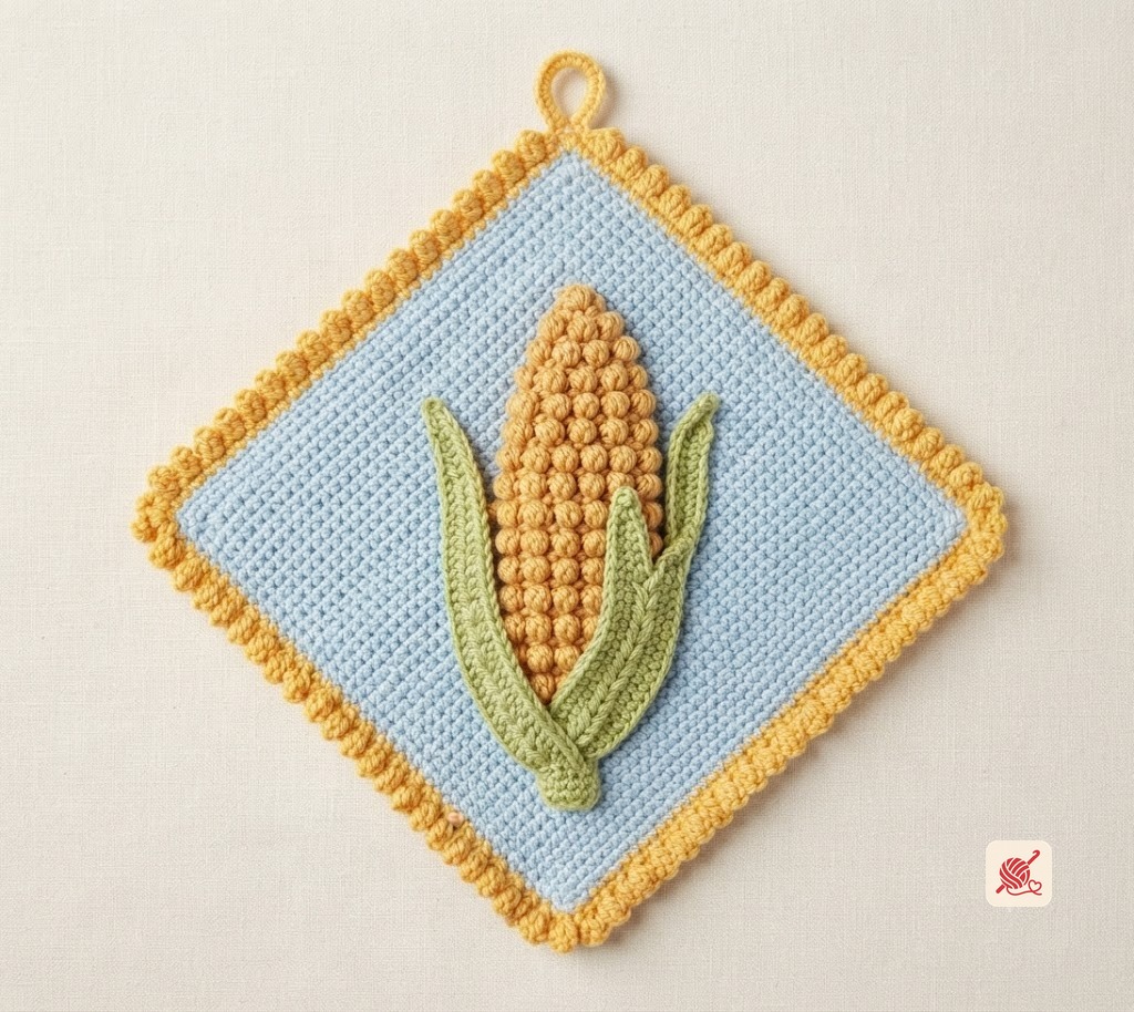 Corn on the Cob Potholder Pattern #S-81