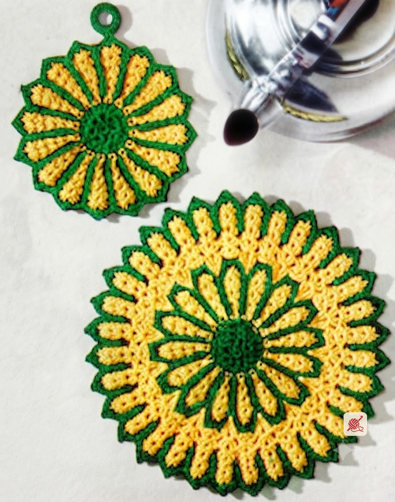Traditional Potholder & Hot Plate Mat Pattern