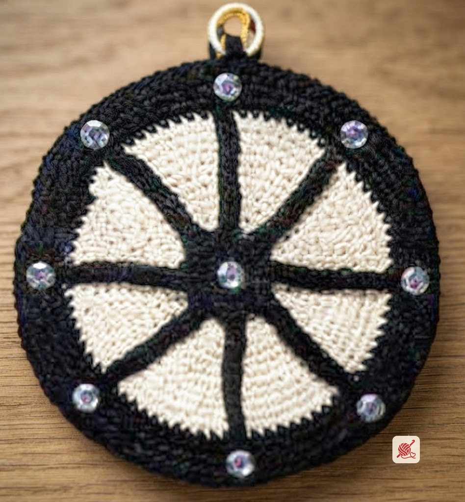 Wagon Wheel Pot Holder Pattern #S-716