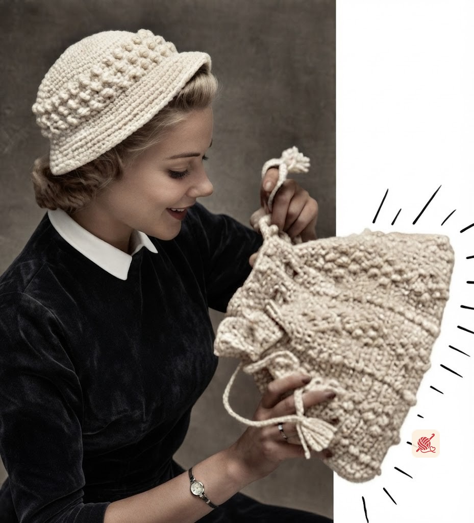 Crocheted Hat & Bag Pattern