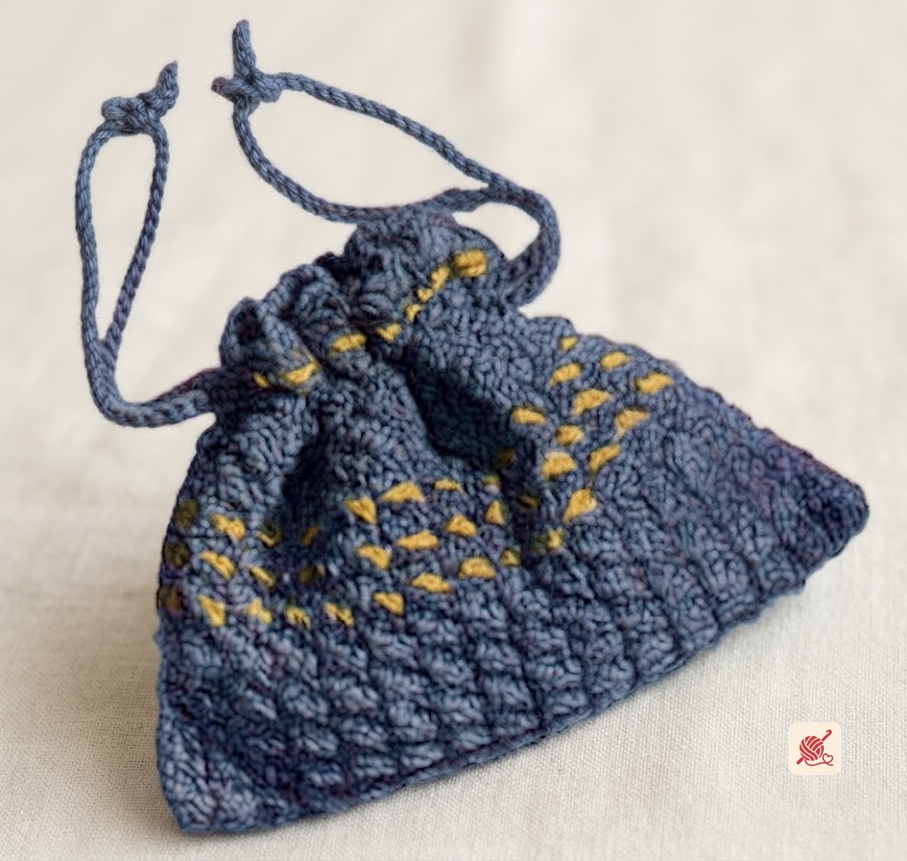 Drawstring Knitting Bag Pattern