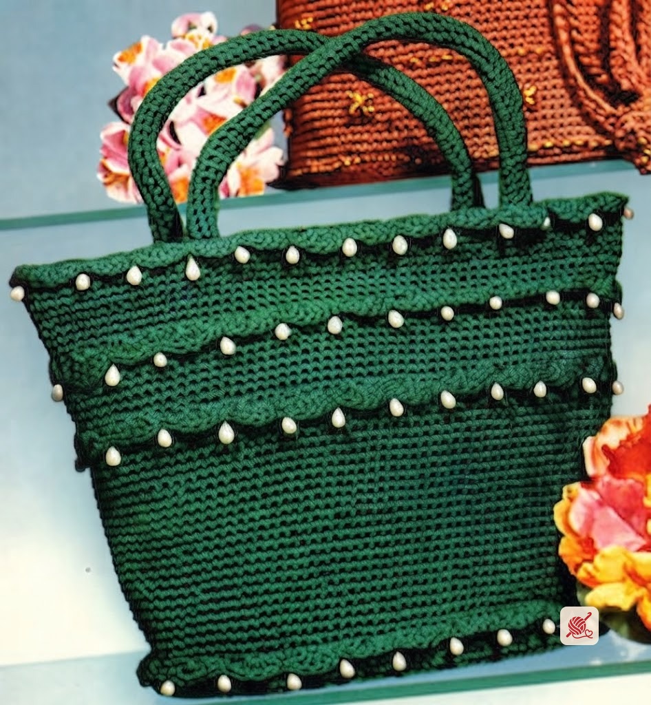 Jeweled Bag #S-643 crochet pattern