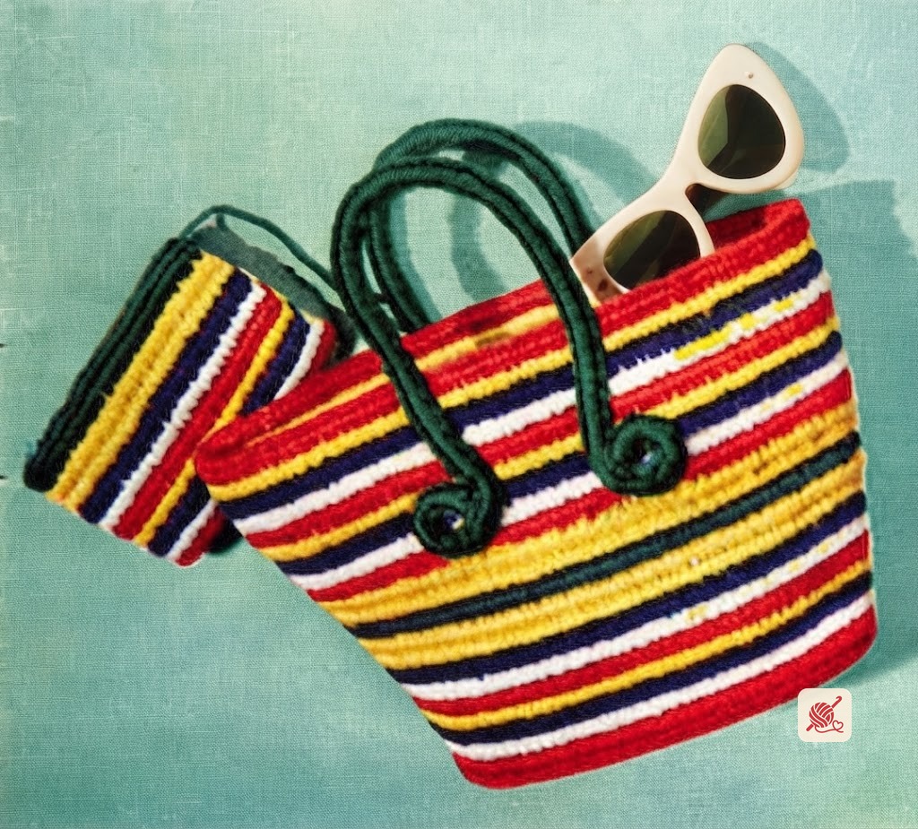 Striped Bag & Purse Pattern #S-460