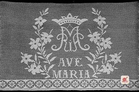 Ave Maria Altar Lace Pattern #9048
