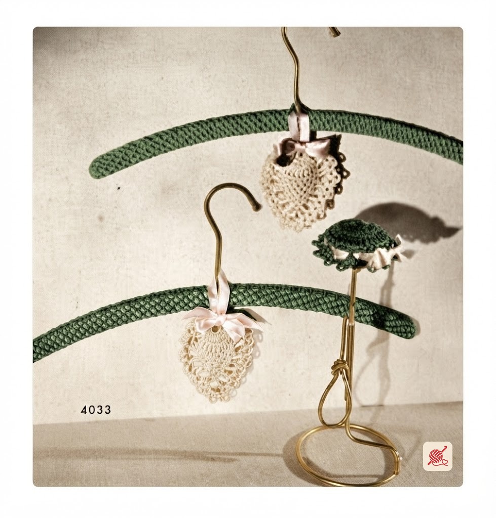 Hanger Cover and Sachet Pattern #4033