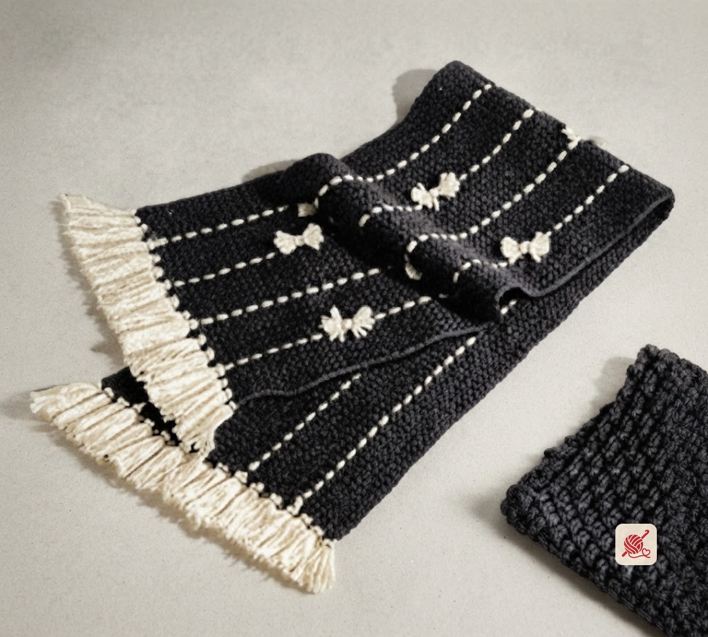 Bow Knot Scarf Pattern #2278