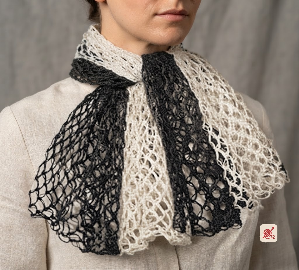 Fishnet Scarf Pattern #2248